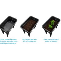 Assembling a raised garden bed
